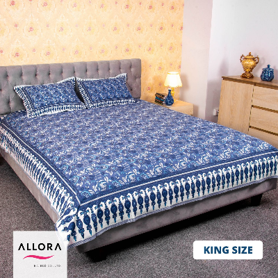 Blue Print Allora Bed Sheet ALLORA BDonline shop bangladeshothoba.com
