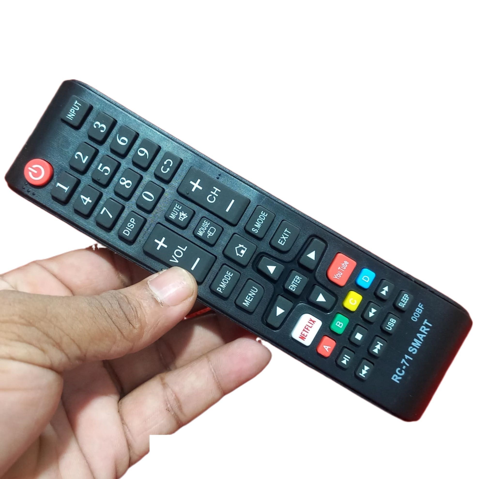 Picture of RC-77 TV Remote Controller RC-77 TV Remote Control LED TV Remote For Wal-ton TV Remote TC-L Vis-ion Sin-ger TV Remote