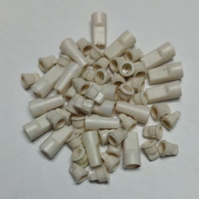 Picture of 50Pcs- WHITE 5mm Plastic LED Holder 5mm Series LED Light Holder White 5mm Round LED Light White Holder Blue Light Bulbs Cover For Decoration Light Party