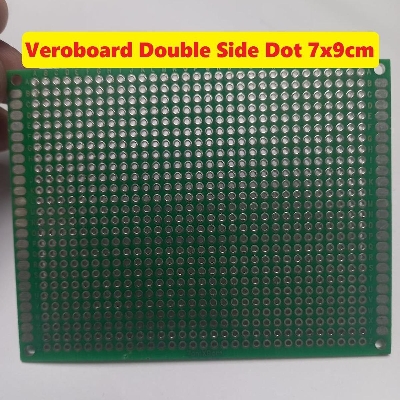 Picture of Veroboard DOUBLE SIDED 7x9cm Vero Board Double Side Veroboard Dot Vero PCB Board 7x9cm Project Board Prototyping Board Strip Board DIY Soldering Circuit & Cables