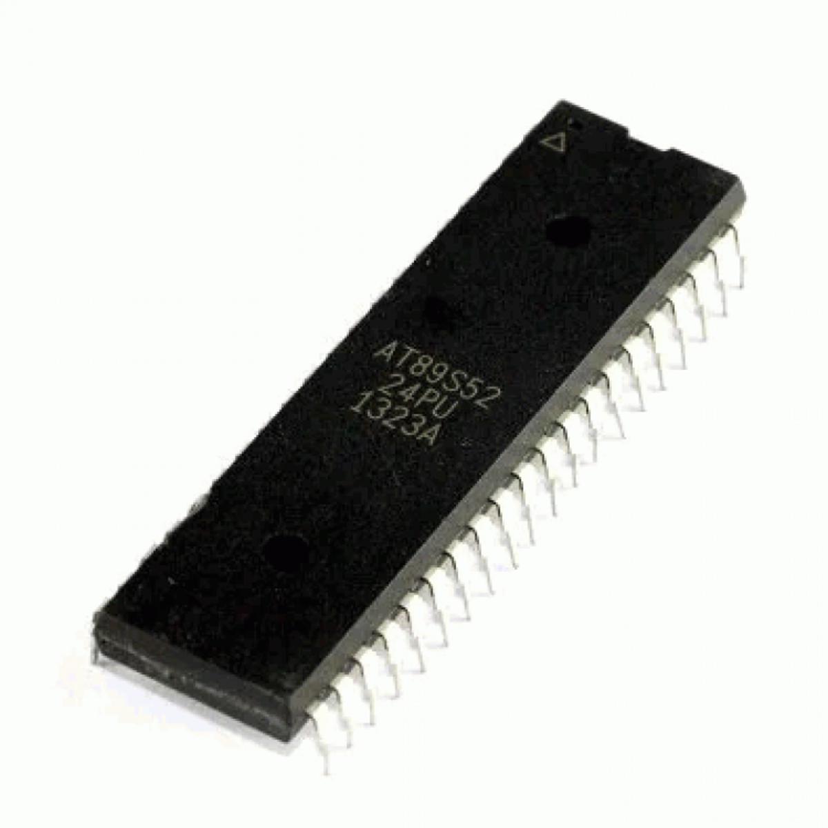 Picture of A CLASS AT89C52 IC 89S52 AT89C52-24PI AT89C52-24PU AT89C52-24PC IC DIP-40 Leads Microcontroller IC MCU Chip