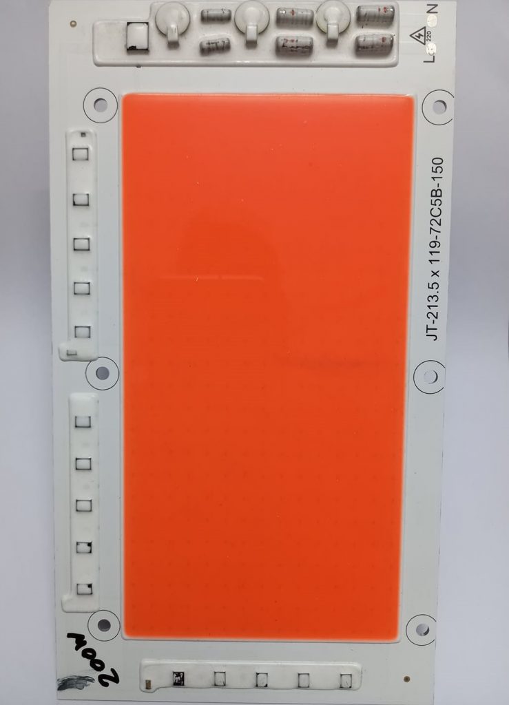 Picture of PINK Color JT-213.5×119-72C5B-150 150W Direct AC 220V 150W Size 213.5x119mm COB SMD LED Light Chip Pink COB LED Light 220V COB LED Light 150W COB Light COB LED Chip 220V COB LED Chip 150W Light Bulbs