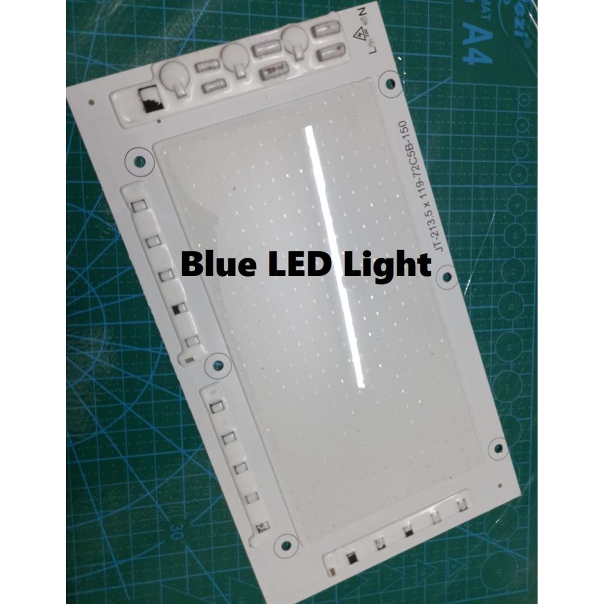 Picture of BLUE Color JT-213.5×119-72C5B-150 150W Direct AC 220V 150W Size 213.5x119mm COB SMD LED Light Chip Blue COB LED Light 220V COB LED Light 150W COB Light COB LED Chip 220V COB LED Chip 150W Light Bulbs