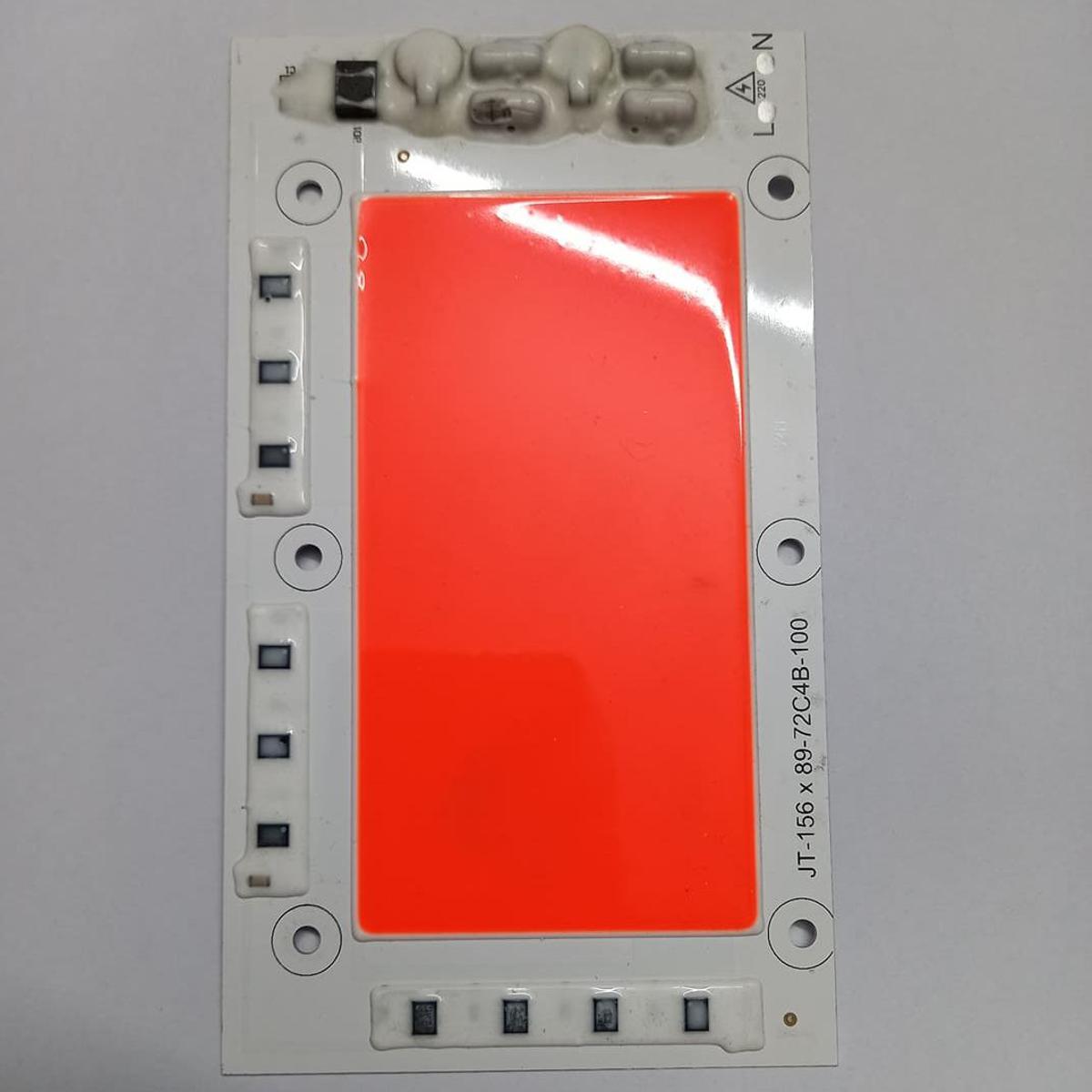 Picture of PINK Color JT-156×89-72C4B-100 100W Supper Bright Pink 100W Direct AC 220V 156x89mm COB LED Chip 100Watt Pink Color Light Directly Connect AC 220V Without Need Any Drivers For DIY Flood Light