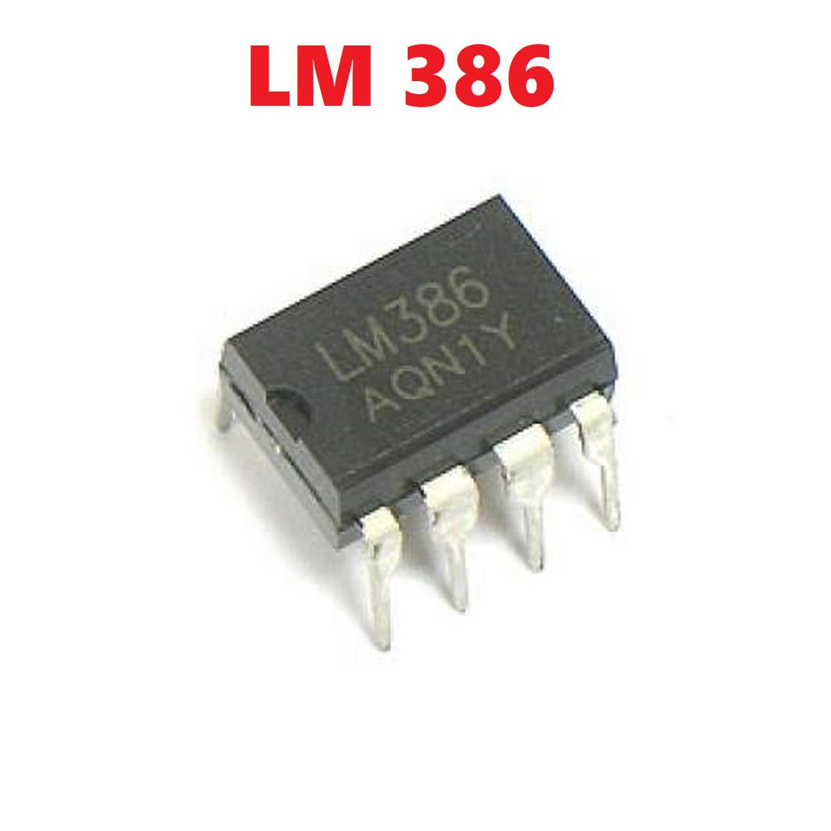 Picture of 3Pcs- LM386 IC LM386 Amplifier IC LM386P IC LM386N OPAMP Dual Operational Amplifiers DIP 8 Pin Leads Chip IC