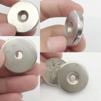 Picture of 30x5mm Disc Neodymium Magnet 30x5mm With Industrial Super Strong Rare Earth Neodymium Bar Magnets Super Strength Permanent NdFeB N42 Magnet For Garage Science Projects