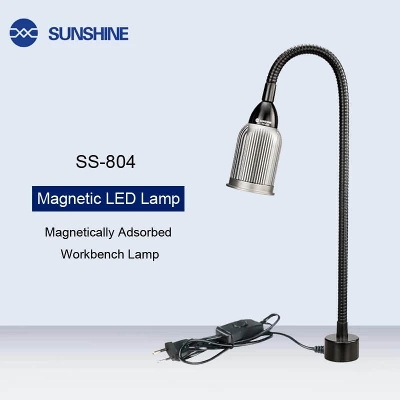 Picture of SS-804 Magnetic LED Lamp Magnet Base COB LED Lamp With Magnetic Base 220V 10W LED Lamp Light Magnetic Table Lamp 220V Magnetic Desk Table Lamp