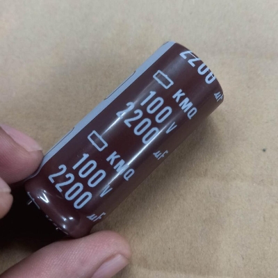 Picture of 2200uF 100V Capacitor RADIAL Electrolytic Capacitor 2200uF Capacitor 100V 2200uF Radial Polarized Aluminum Electrolytic Capacitors 2 Pin Leads