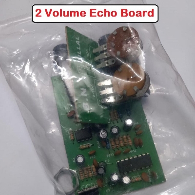 Picture of Bangladeshi 2CH ECHO BOARD PT2399 Amplifier Echo Board 2 Volume Amplifier Circuit With 4558 IC Power 4.5V-5.5V PT2399 Echo Amplifier Board 