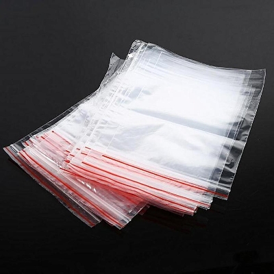 Picture of 100Pcs- 5x7 INCH Zipper Lock Poly Bag 5x7 Inch Zip Lock Bag Transparent Poly Bag Zipper Lock Bag Clear Plastic Bags Re-Useable Packaging Bag