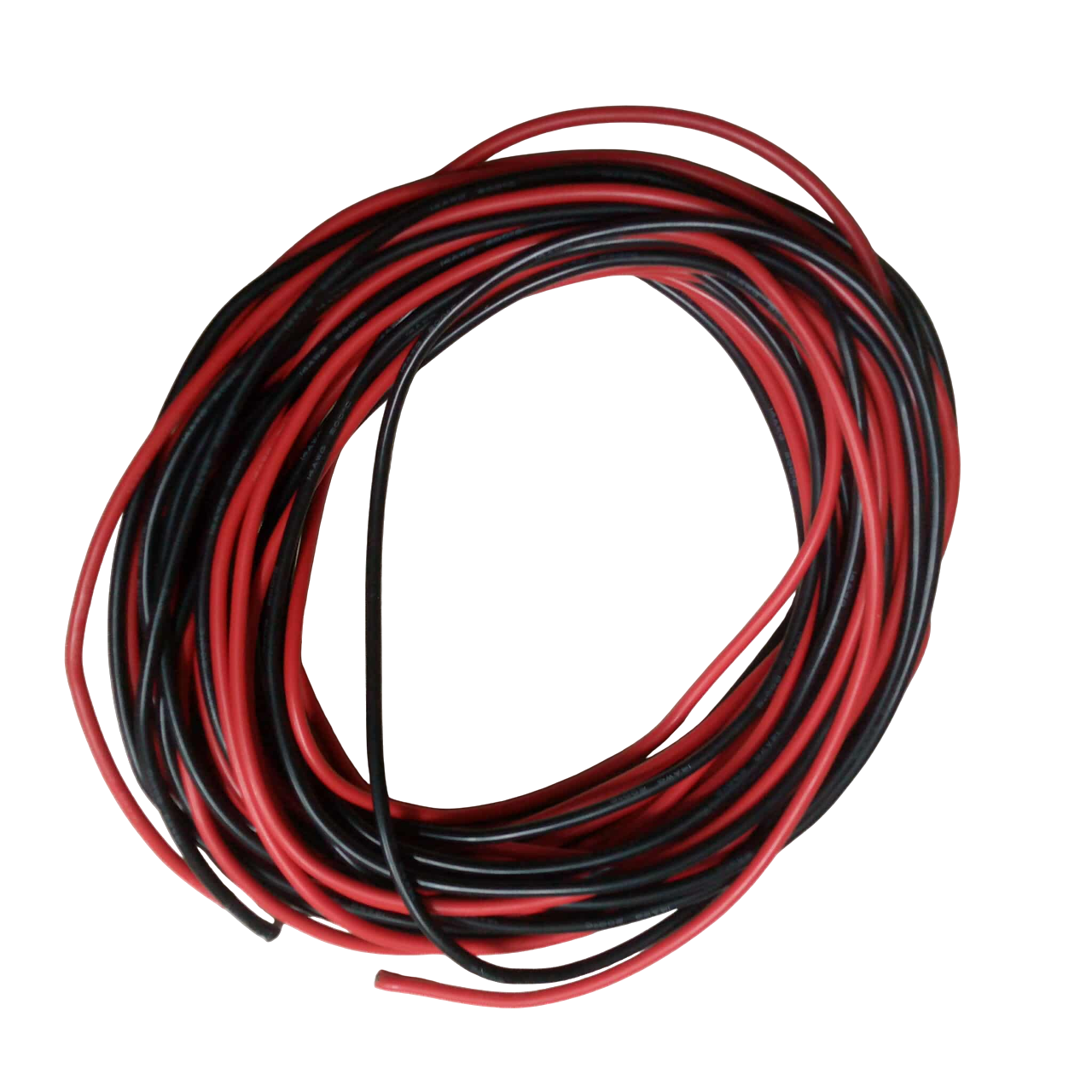 Picture of Heat Resistant Soft Silicone Wire Black White RC Battery Connector Flexible Cable 14 AWG Diameter 4mm For RC DYE Project Copper Wire 2 Feet (1Feet Black+1Feet White) Electrical Circuitry & Parts