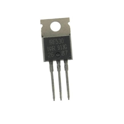 Picture of IRF530PBF IC IRF530 MOSFET IRF530 Transistor 100V 14A 79W TO-220 N-Channel Power MOSFET 3 Pin Leads IC 