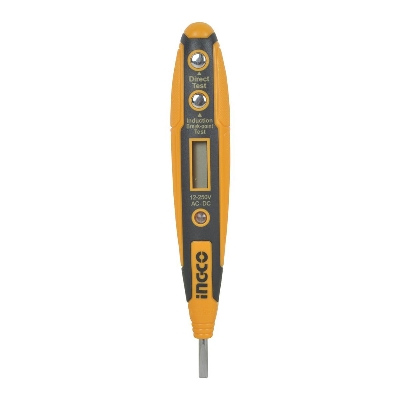 Picture of ING-AC/DC AC DC Voltage Detector Tester Digital AC DC 12-250V Non-Contact AC DC Voltage Meter Digital Tester Pen With Night Sight Induction Multi Sensor LCD Display Electric Test Pen
