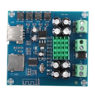 Picture of 50W CHINESE HW-428 TPA3116D2 Amplifiers Circuit Board For 50W 50W Speakers Dual Channel TPA3116 Amplifiers Board DC 12-24V TPA3116D2 Subwoofer Amplifier Audio Circuit