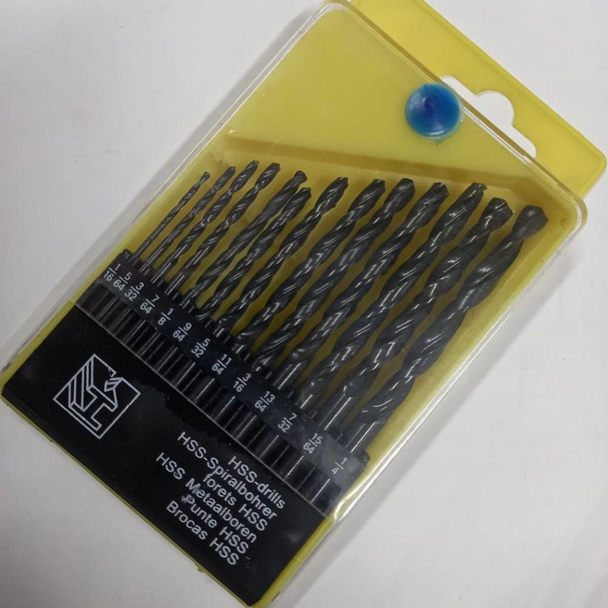 Picture of BLACK 13Pcs Set HSS Drill Bit Set 1.5-6.5mm Twist Drill Bit 1/16-1/4 Inch Tool Sets Drill Bit For 775 Motor Wood Work Drill Chuck