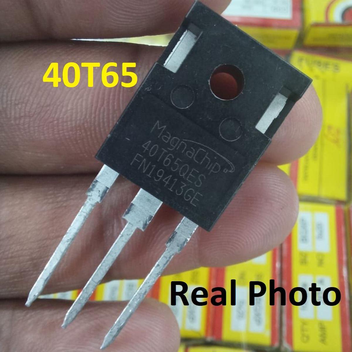 Picture of A CLASS 40T65QES K40T65 MBQ40T65 MBQ40T65QES MBQ40T65QESTH MBQ40T65 40T65FDSC TO247 3 Pin Leads 40A 650V Power MOSFET IGBT Transistor