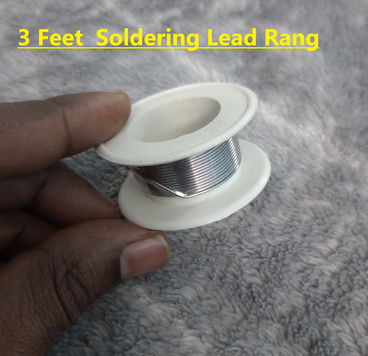 Picture of 1 GAUGE Soldering Lead Rang 3 FEET Soldering Rang Lead Tatal Iron Lead Soldering Wire Lead Cables Solder Wire 0.8mm 1.0mm 1.2mm Soldering Lead Tin Wire Reel