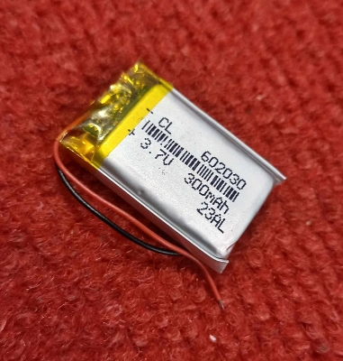 Picture of 300mAh Bluetooth Headphone Battery 3.7V Rechargeable Battery 300mAh Battery Size 30x20x6mm Lithium Polymer Rechargeable Battery 3.7V Lipo Battery For Bluetooth Earphone Battery - 6 volt battery