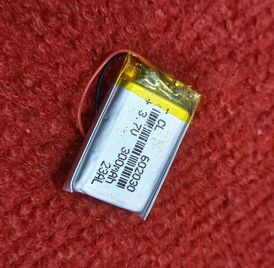 Picture of 300mAh Bluetooth Headphone Battery 3.7V Rechargeable Battery 300mAh Battery Size 30x20x6mm Lithium Polymer Rechargeable Battery 3.7V Lipo Battery For Bluetooth Earphone Battery - 6 volt battery