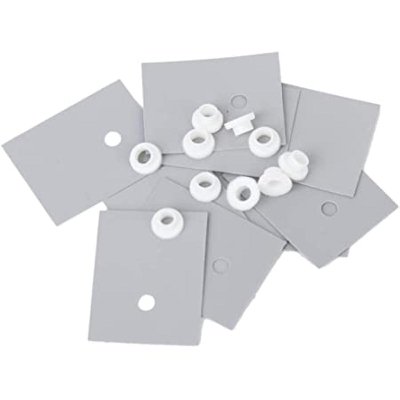 Picture of 10Pcs- 25mm Thermal Pad With Plastic Washer 25mm Thermal Insulator Pad Thermal Silicone Pad Insulator Thermal Cooling Pad For MOSFET 5200 1943 TO-3P Transistor Heatsink Cooler Adapters