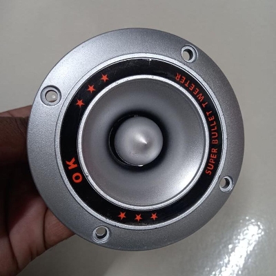 Picture of Super Bullet Tweeter 75W 4 Inch Tweeter Dome Speaker 75W Tweeter Horn Speaker 4 Ohms Tweeter 12V 4 Inch 75W Dome Tweeters For Amplifier Home Theater Car Audio Amplifier