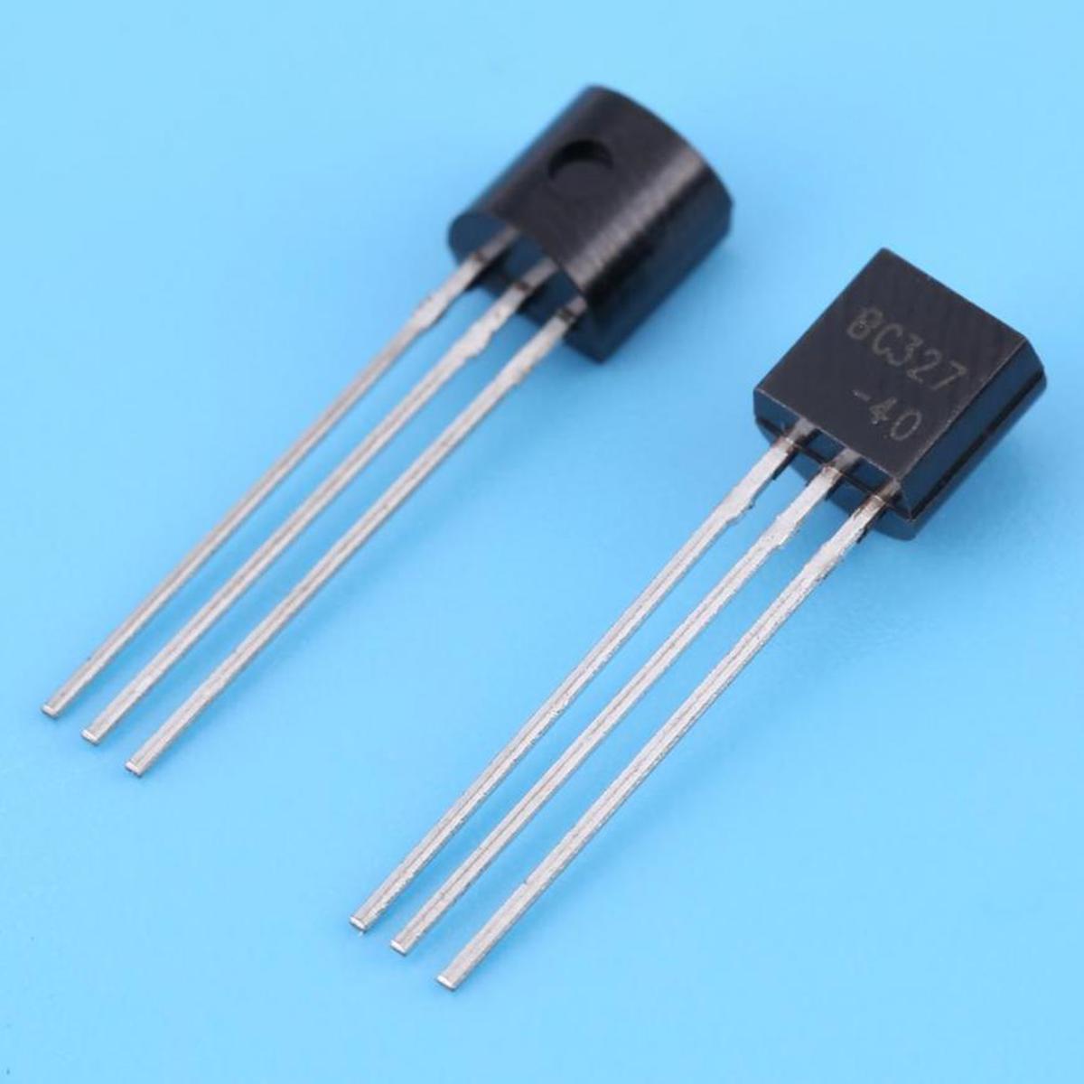 Picture of 15Pcs- BC327 Transistor BC327 NPN Transistor 45V 800mA BJT NPN TO-92 3 Pin Leads Transistor