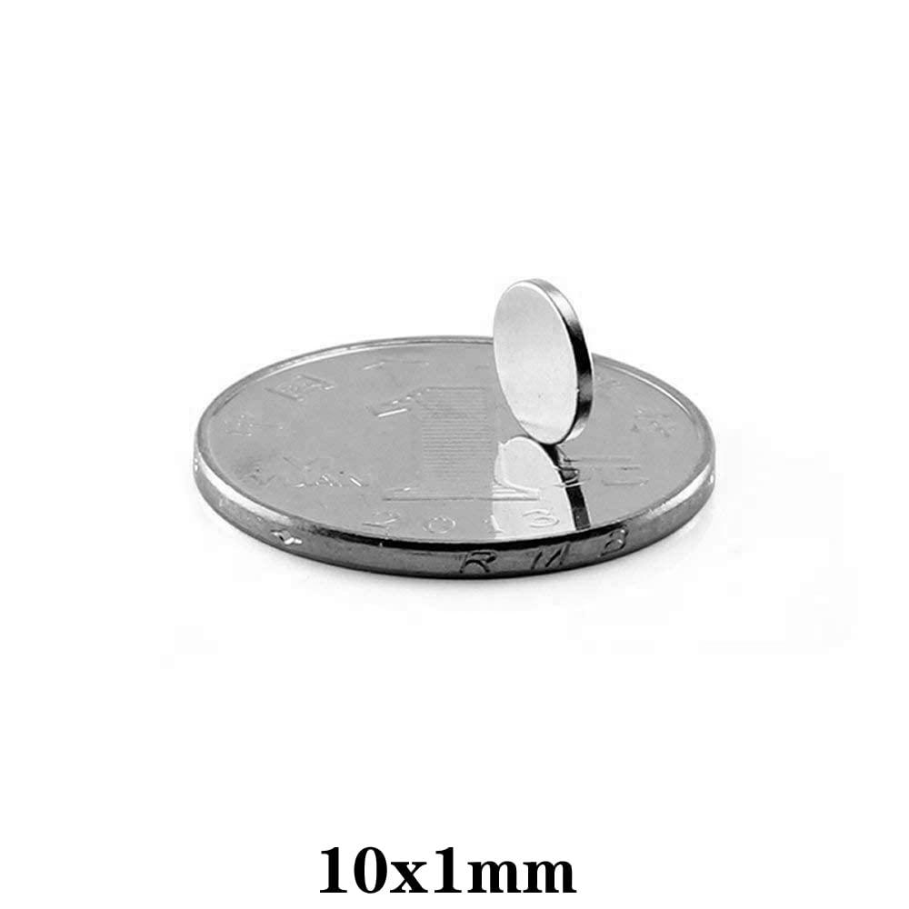 Picture of 10×1mm Magnet DISC Neodymium Magnet 10×1mm Industrial Super Strong 10mm Magnet 10mm Neodymium Magnets