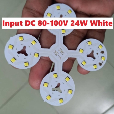 Picture of XZ-Y-24C HALOGEN Light WHITE Color DC 80-100V 24Watt LED Light Bulbs 65x65mm 24Pcs SMD LED White 24W LED Light SMD Board DC 80-100V SMD LED Light Plate SMD LED Light 24W For LED Bulbs
