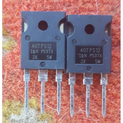 Picture of 40TPS12APBF Thyristor 40TPS12A Thyristor 40TPS12 SCR 35A 1200V Transistor TO-247 Package 3 Pin Leads