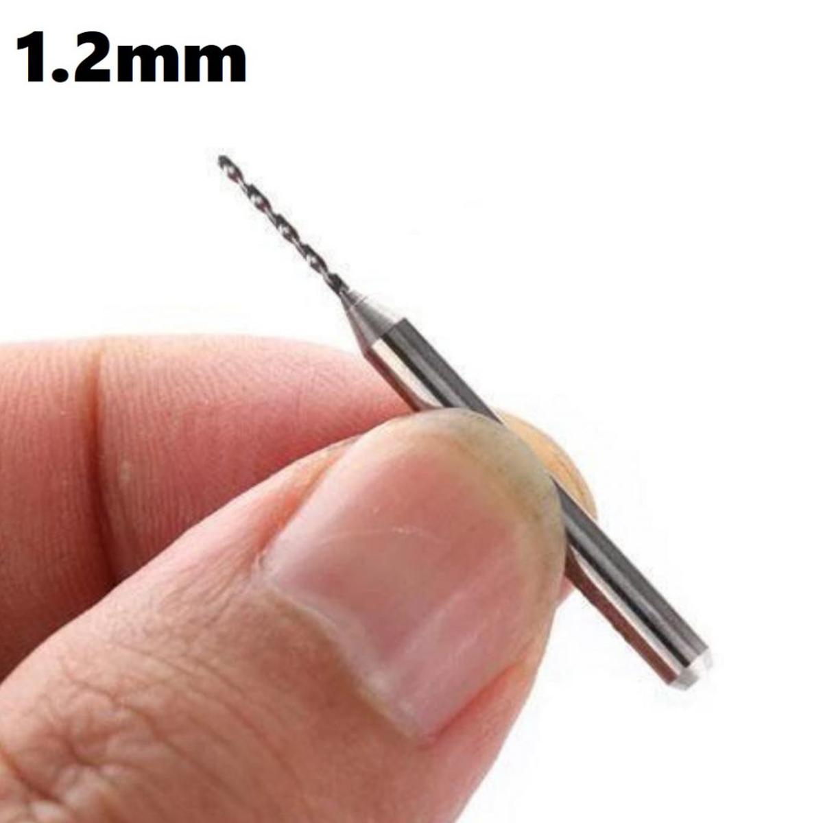 Picture of 1.2mm TUNGSTEN Steel Drill Bit 1.2mm HSS Carbide Micro Drill Bits For Tools Sets PCB Board Holing 1.2mm Drill Bit High Grade Solid Carbide Tungsten Steel Tools Set