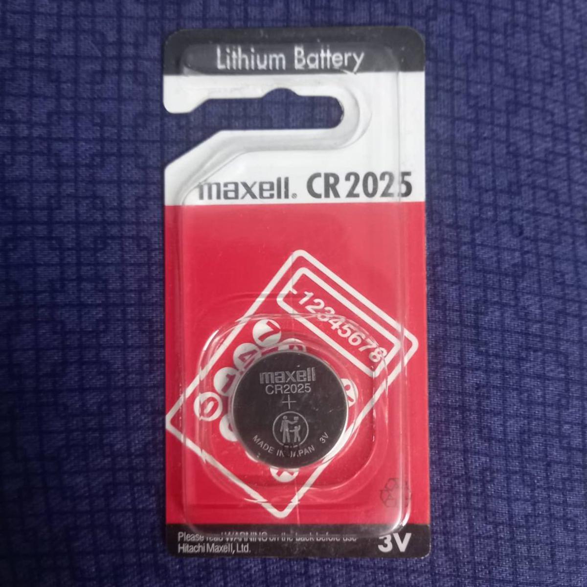 Picture of MAXELL CR2025 Battery 3V CR2025 Watch Battery CR2025 Button Cell Battery CR2025 Coin Cell Battery CR2025 Lithium Cell Battery 165mAh 3V Battery For Watch