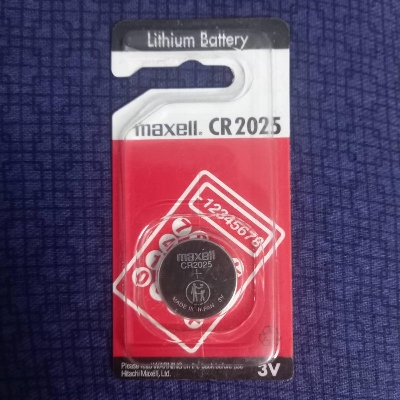 Picture of MAXELL CR2025 Battery 3V CR2025 Watch Battery CR2025 Button Cell Battery CR2025 Coin Cell Battery CR2025 Lithium Cell Battery 165mAh 3V Battery For Watch