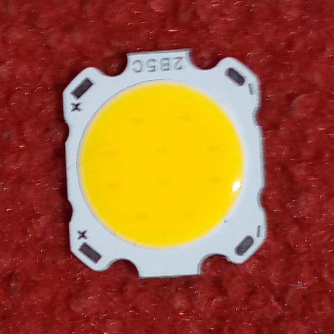 Picture of 2B5C WARM WHITE Color 5W 15V Size 22x22mm COB SMD LED Light Chip White COB LED Light 15V COB LED Light 5W COB Light COB LED Chip 15V COB LED Chip 5W Light Bulbs