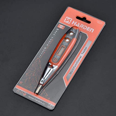 Picture of HARD-AC/DC AC DC Voltage Detector Tester Digital AC DC 12-250V Non-Contact AC DC Voltage Meter Digital Tester Pen With Night Sight Induction Multi Sensor LCD Display With LED Electric Test Pen