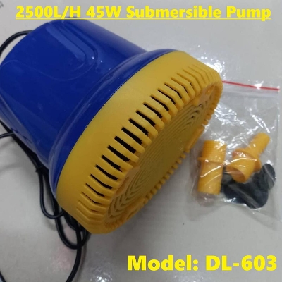 Picture of Submersible Pump DL-603 2500L/H 2.8m 45W Submersible Pump AC 220V Bottom Suction Water Pump 220V 45W Jug Pump Waterproof Aquarium Submersible Pump