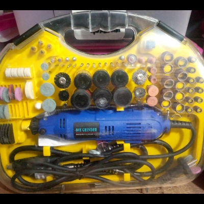 Picture of Dremel Mini Drill AC 220V 180W 211Pcs Electric Power Tools Dremel Rotary Drill Grinding Machine Engraving Sanding Polishing Adjustable Speed DIY Tool Set