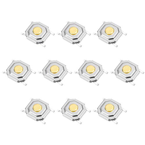 Picture of 5pcs - SMD Momentary 4Pin Tactile Tact Push Button Switch 4 Pin 5x5x1.5mm On Off PCB SMD Touch Switch Momentary Push Button Switch Square Push Switch Light Switch