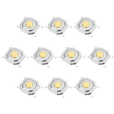 Picture of 5pcs - SMD Momentary 4Pin Tactile Tact Push Button Switch 4 Pin 5x5x1.5mm On Off PCB SMD Touch Switch Momentary Push Button Switch Square Push Switch Light Switch