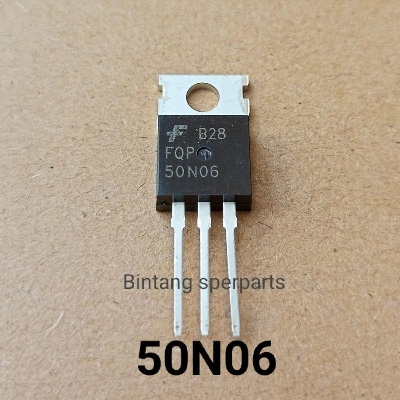 Picture of FQP50N06 MOSFET KIA50N06 50N06 MOSFET N-Channel 60V 50A Power Field Effect Transistor TO-220 Package 3 Pin Leads Power Amplifier