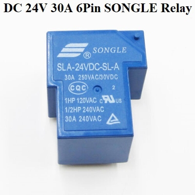 Picture of BANG Relay 24V Relay 24V Relay Switch DC 24V Relay 6 Pin 30A DC Coil SPDT Auto Universal Relay PCB Mount T90 Power Relay 24V Relay Switch 220V 30A