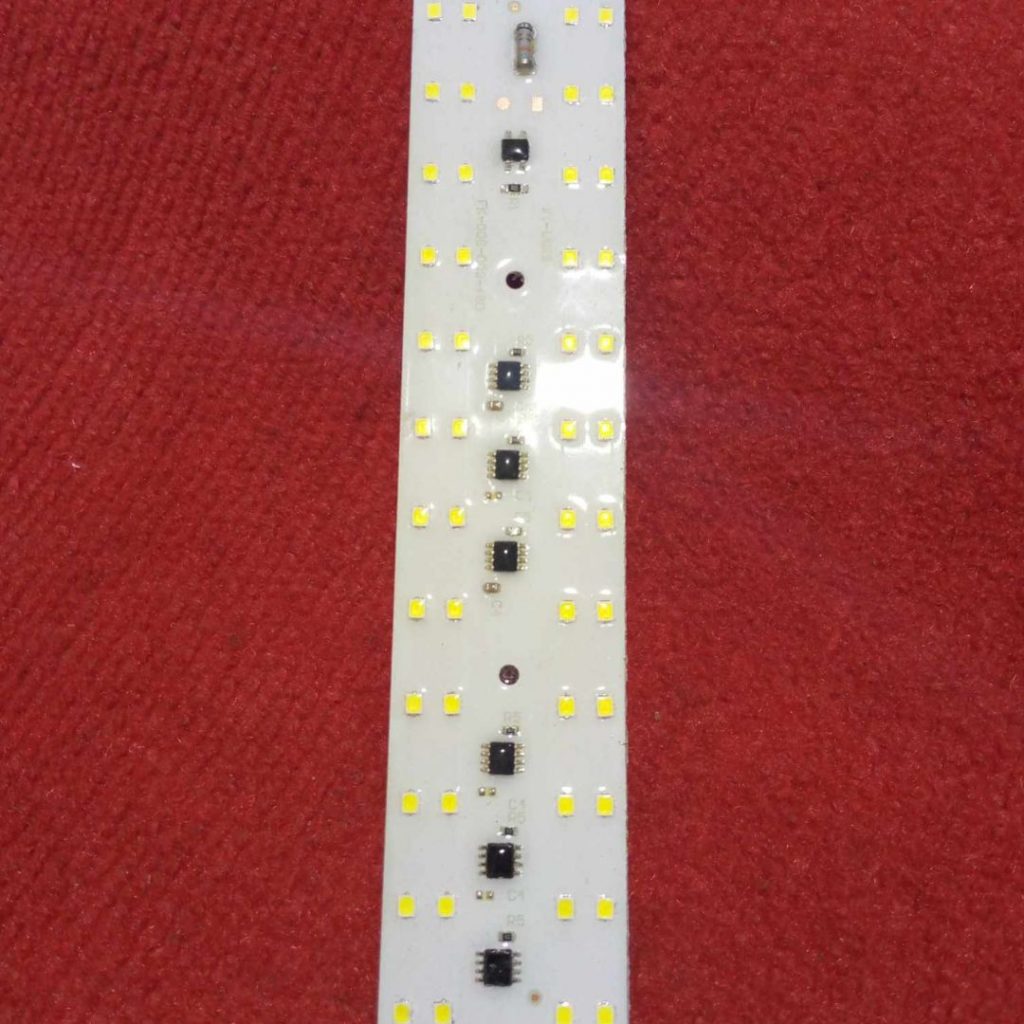 Picture of 50W DIRECT AC 220V 24C2B9V WHITE Color 220V 50Watt LED Light Bulbs 198x34mm 48Pcs White SMD LED Light SMD Board 220V SMD LED Light Plate SMD LED Light 50W