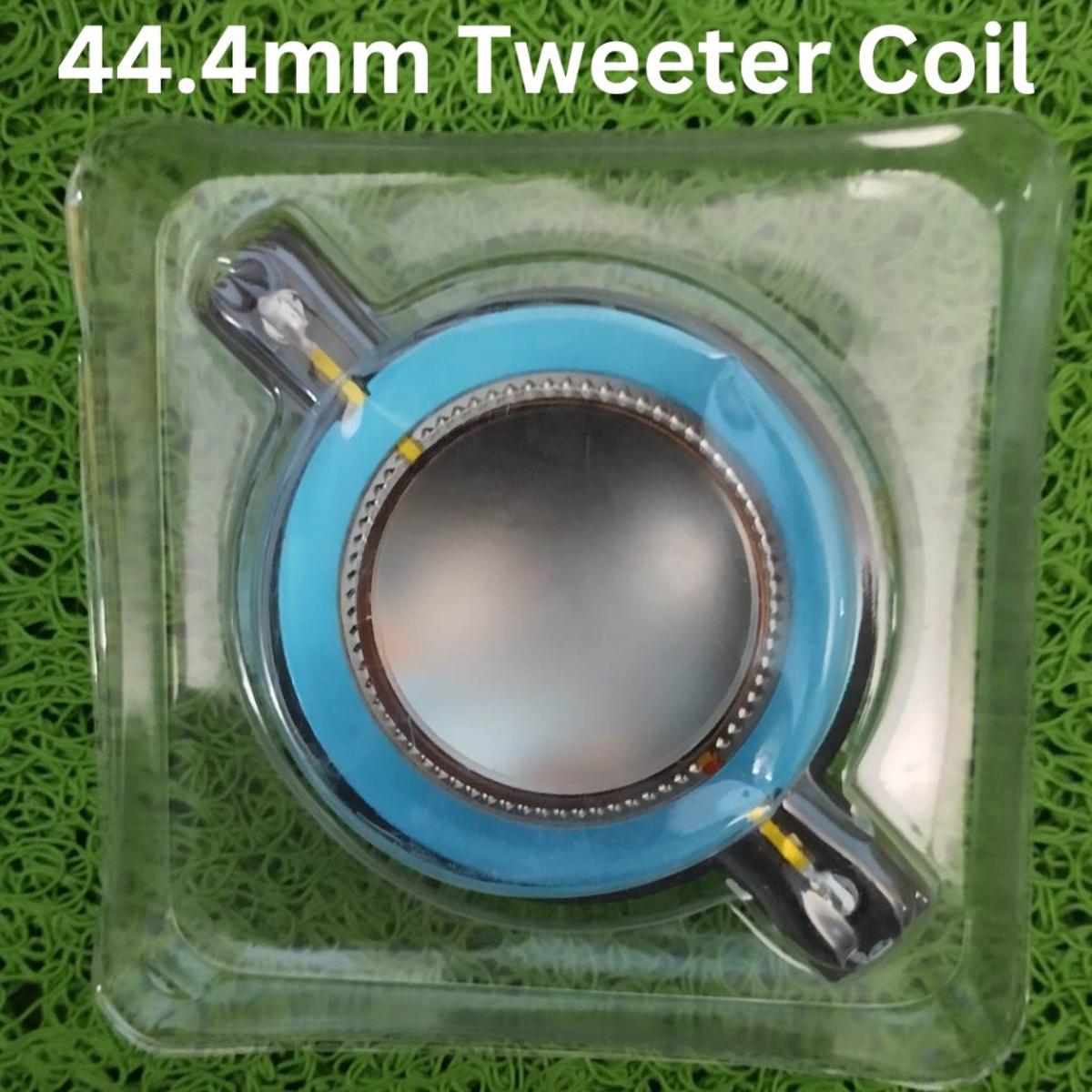 Picture of 44.4mm Tweeter Coil Sound Speaker Diaphragm Voice Reel Horn Replacement Audio Speaker Titanium Film for Car