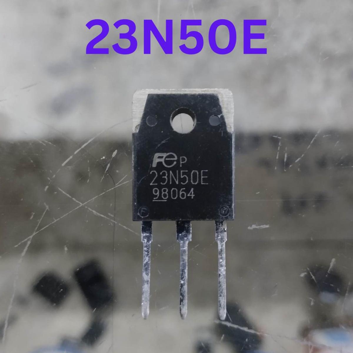 Picture of A CLASS 23N50E MOSFET FMH23N50E 23N50E Transistor 23N50 MOSFET Transistor IC 23N50E TO-3P 3 Pin Leads 