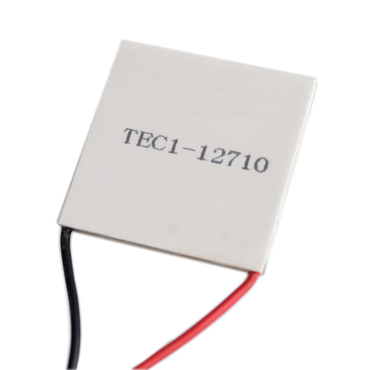 Picture of Peltier 12710 Peltier TEC112710 Peltier Module 12V 12710 120W 10A 40mm Thermoelectric Cooler Peltier Cooling Refrigeration Module With Leads Cables