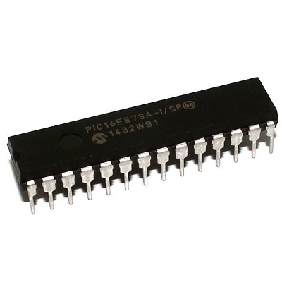 Picture of PIC16F873A PIC16F873 PIC-16F873 PIC 16F873 Microcontrollers IC 8-Bit 20MHz 4KB Flash Microchip MCU DIP-28 28Pin Dual In Line Package Chip Electrical Circuitry & Parts