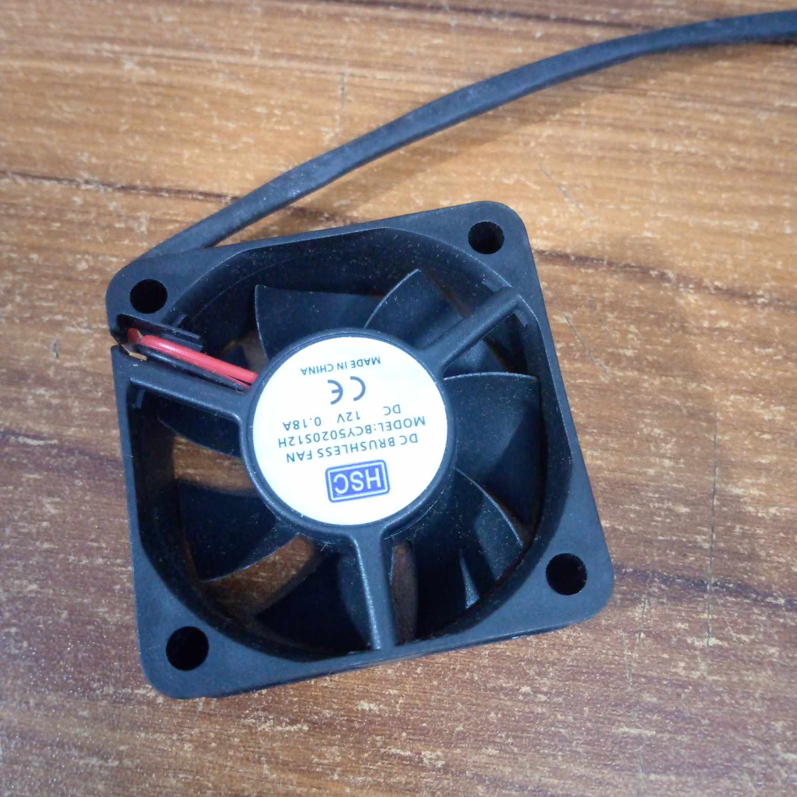 Picture of 50mm 2 Inch Cooling Fan 12V Cooling Fan 0.18A 50mm Cooling Fan 5020 DC 12V Fan 50x50x15mm For Heatsink Cooler Mini Fans With Cables Connector