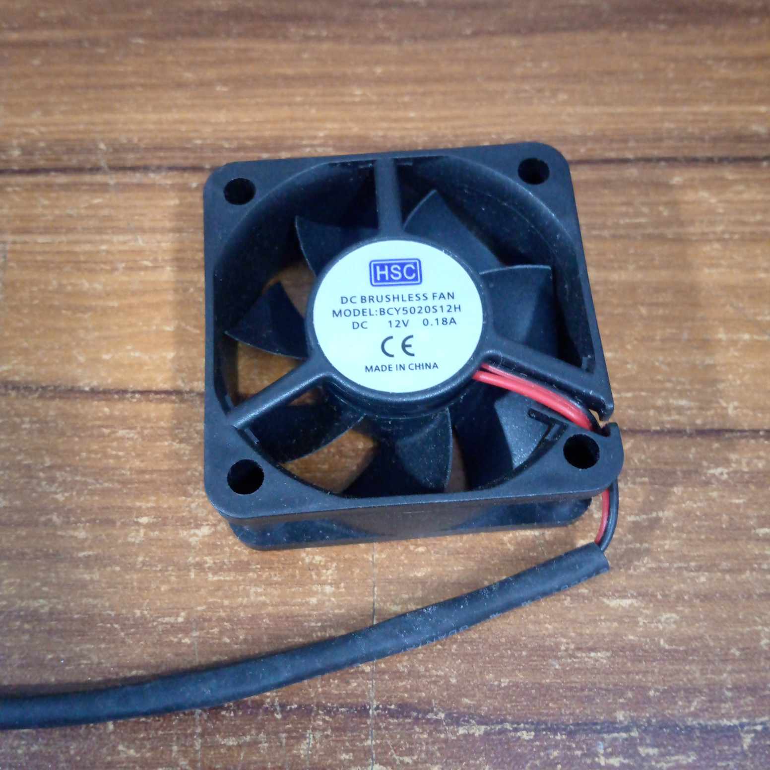 Picture of 50mm 2 Inch Cooling Fan 12V Cooling Fan 0.18A 50mm Cooling Fan 5020 DC 12V Fan 50x50x15mm For Heatsink Cooler Mini Fans With Cables Connector