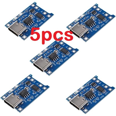 Picture of 5Pcs- TYPE C TP4056 TP4056 C Type 5V 1A Type C USB With Battery PROTECTION Charger Circuit Adapters