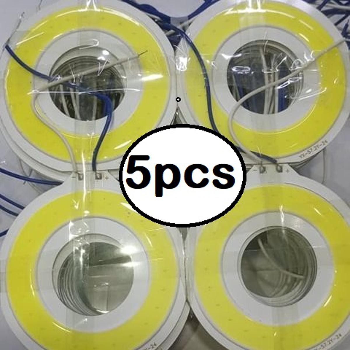 Picture of 5pcs-ROUND YX-57.2Y-24 WHITE Color 5W 4V Size 60mm COB SMD LED Light Chip White COB LED Light 4V COB LED Light 5W COB Light COB LED Chip 4V COB LED Chip 5W Light Bulbs