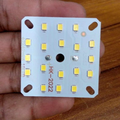 Picture of 10PCS - HK-2022 WHITE Color AC220V 18Watt LED Light Bulbs 47x47mm 18Pcs SMD LED White 18W LED Light SMD Board